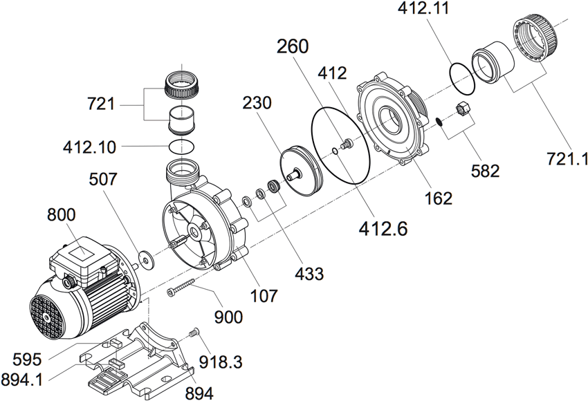Pompe de filtration BADU 47/22
