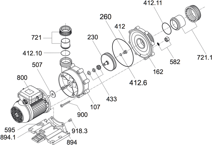 Pompe de filtration BADU 47/22