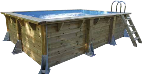 Piscine bois Ubbink Azura