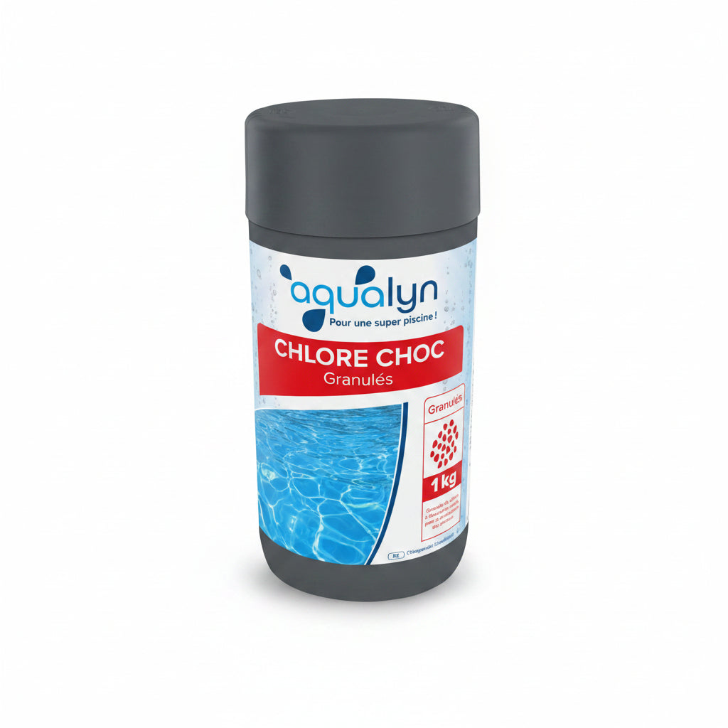 Chlore choc granulé 1 kg Aqualyn