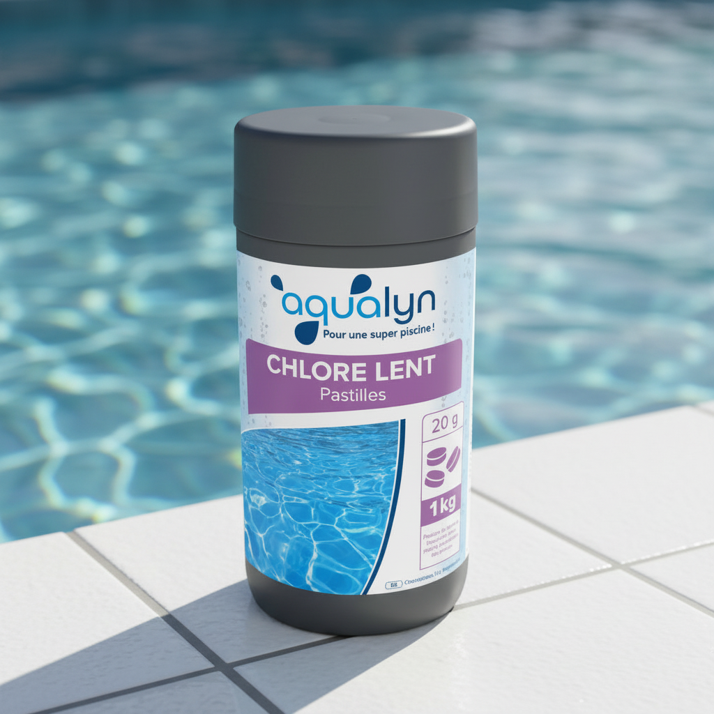 Chlore lent en pastilles de 20 g 1kg - Aqualyn