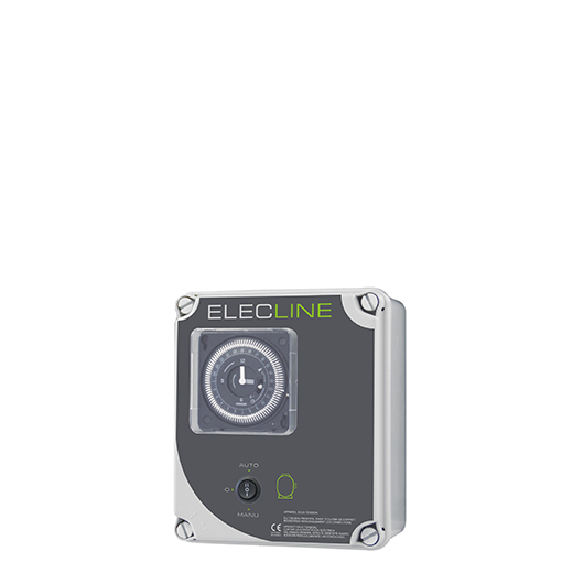 Coffret électrique de filtration mono avec disjoncteur moteur