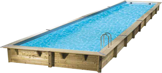 Piscine bois Ubbink Linea