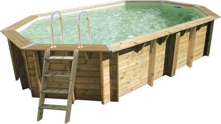 Piscine bois Ubbink Océa