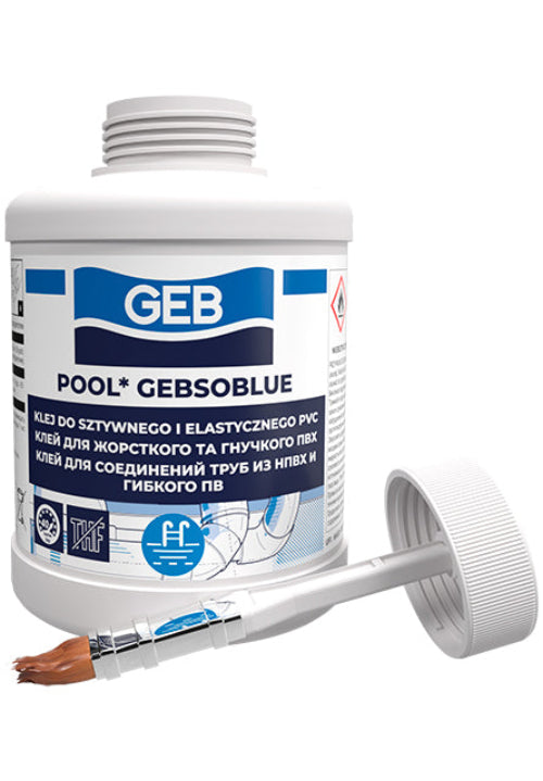 Pool Gebsoblue - Colle PVC souple et rigide spéciale vannes et raccords piscine