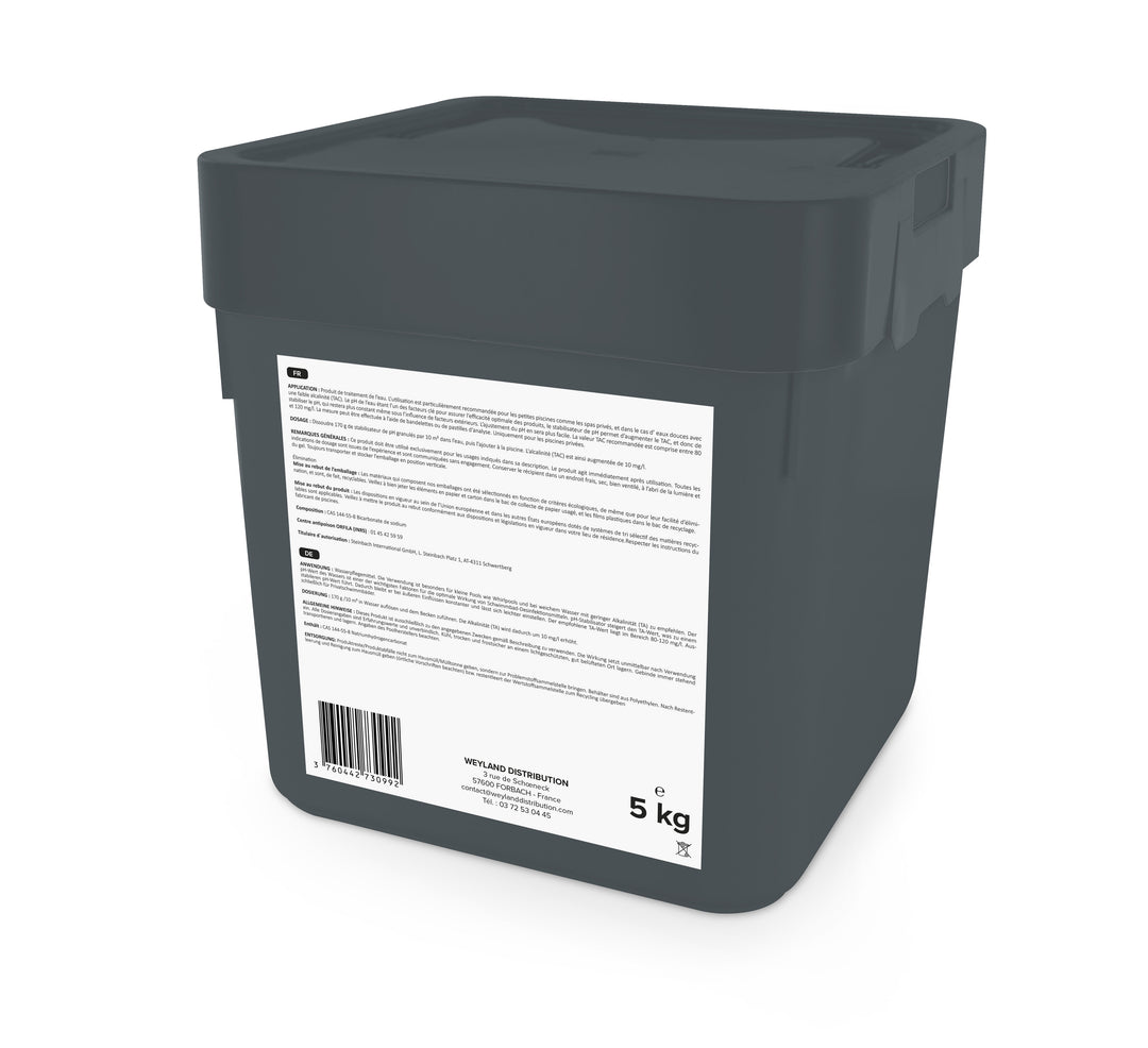 TAC + stabilisateur de pH en poudre 5 kg Aqualyn