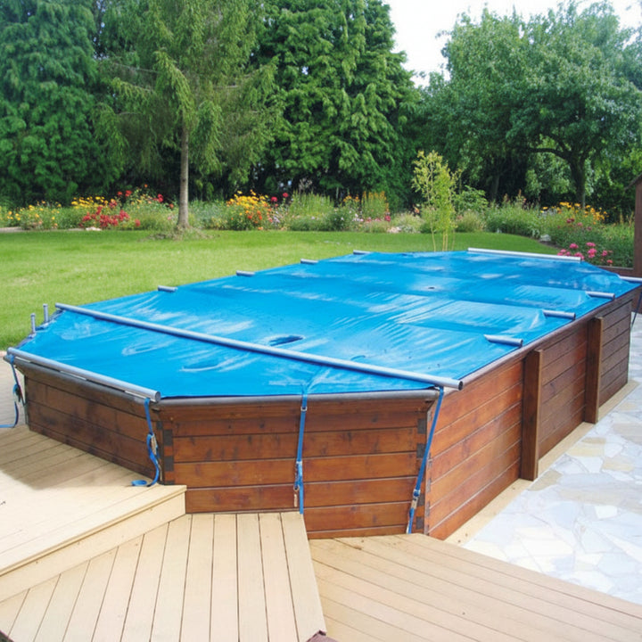 Bâche à barres pour piscine hors-sol Securit Pool Woody