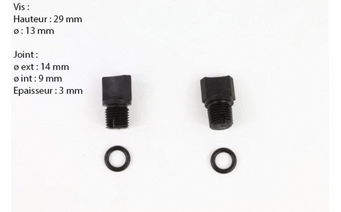 Bouchon de vidange + joint pompe Ultraflow - Pentair