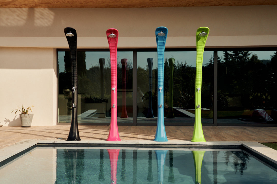 Douche solaire Cobra 32L avec rince-pieds - 3 coloris