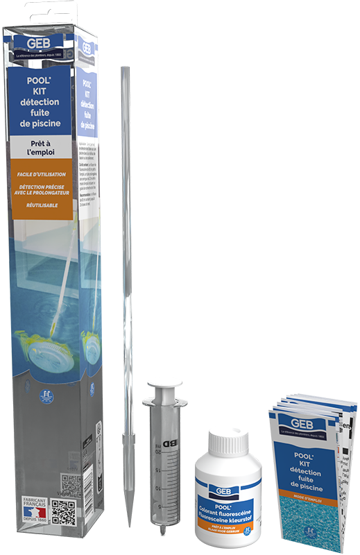 GEB Pool Kit Détection Fuite de Piscine 80mL