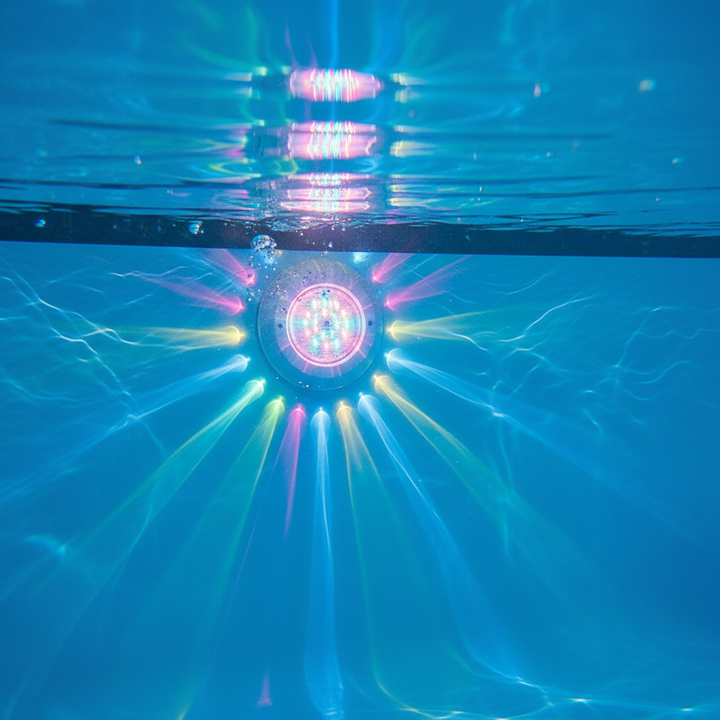 Kit projecteur Astral LumiPlus Essential PAR56 couleur pour piscine béton ou liner