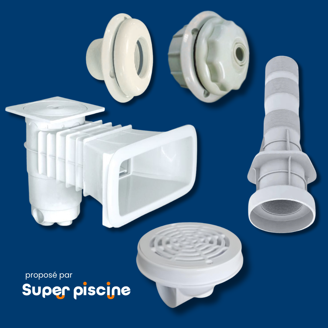 Kit pièces à sceller Weltico à partir de 9 x 4 m sans projecteur
