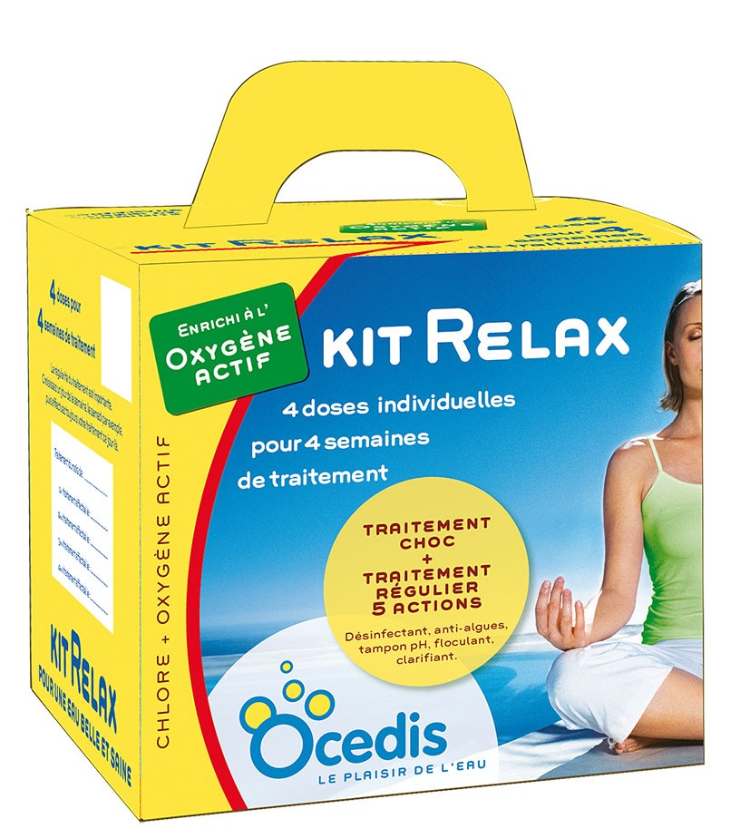 Kit Relax 30 et 50 m3 Océdis - Traitement complet pour piscine
