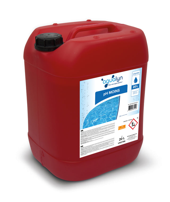 pH moins liquide 20 L 15 % Aqualyn