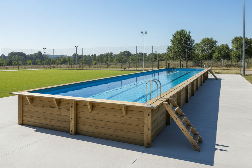 Piscine bois Ubbink Linea