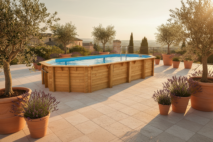 Piscine bois Ubbink Océa