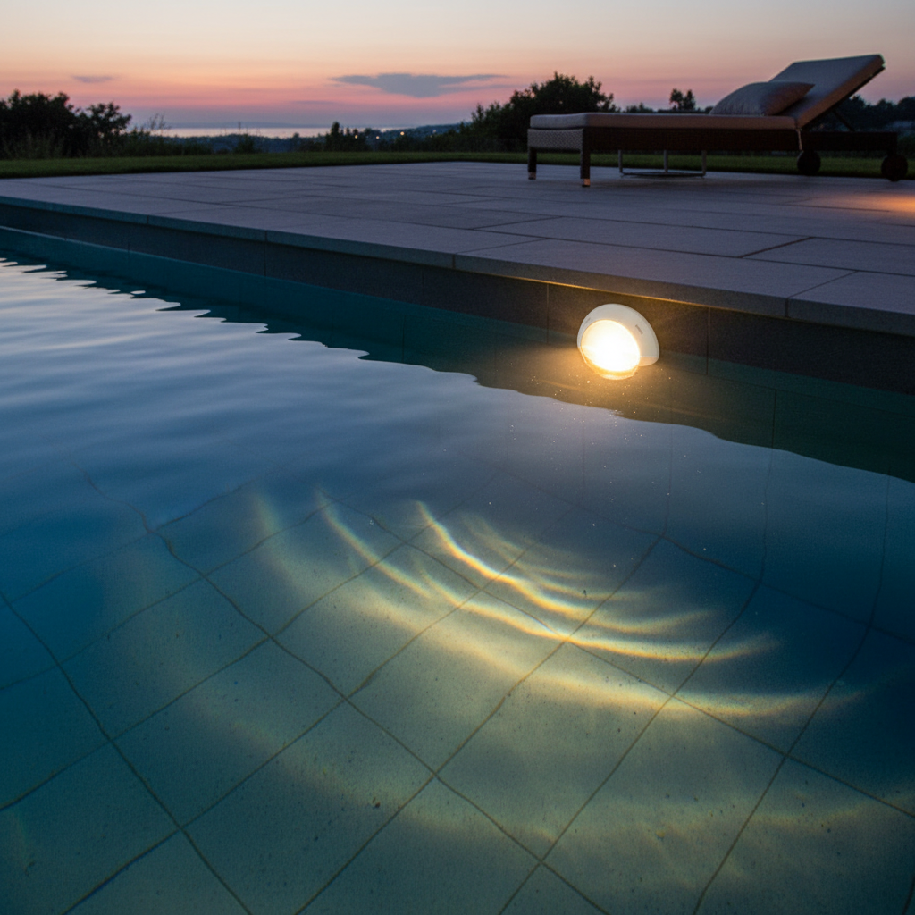 Projecteur Astral Rapid blanc chaud pour piscine liner