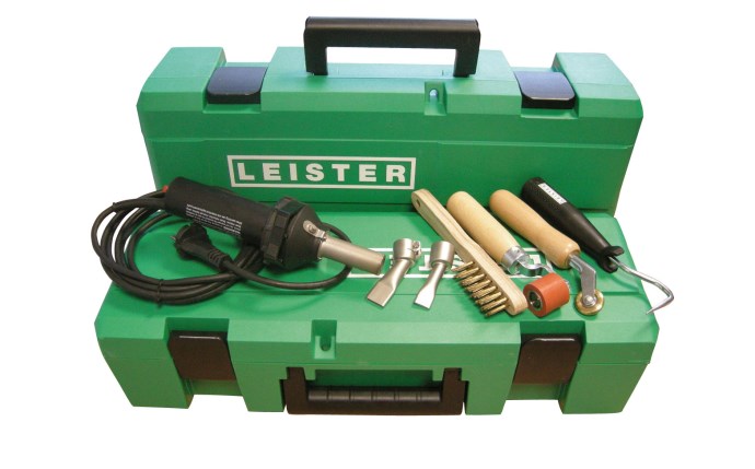 Valise Leister Hot Jet S avec Leister intégré