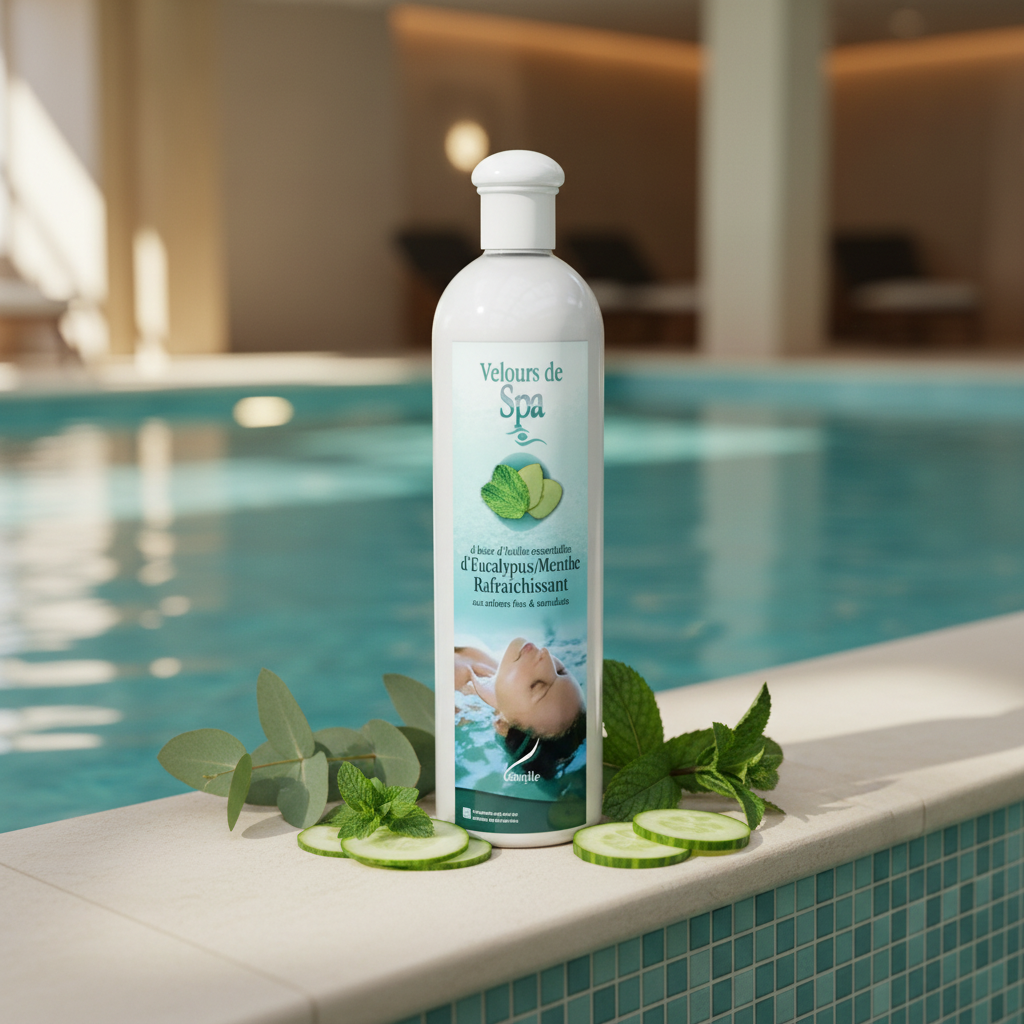 Velours de Spa Eucalyptus/Menthe Camylle 250 ml - Rafraîchissant et stimulant