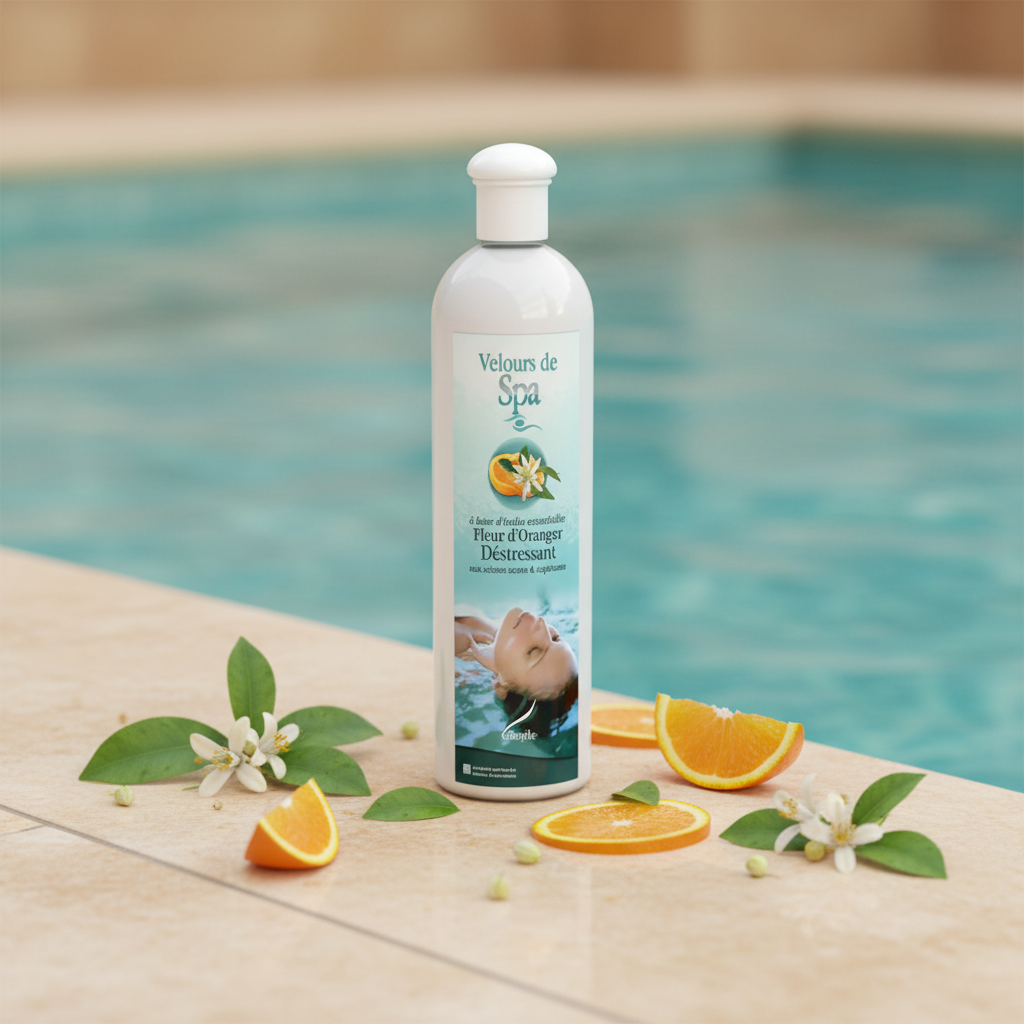 Velours de Spa Fleur d’Oranger Camylle 250 ml - Déstressant aux arômes suaves et captivants
